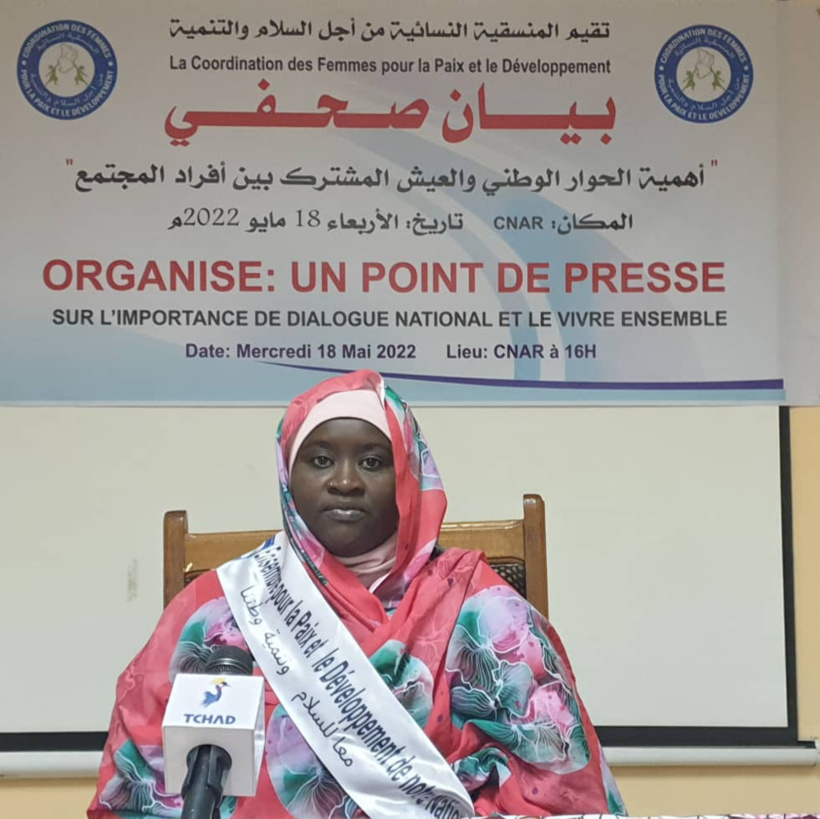Tchad : la Coordination des femmes pour la paix appelle les citoyens à être des acteurs de développement Tchad : la Coordination des femmes pour la paix appelle les citoyens à être des acteurs de développement