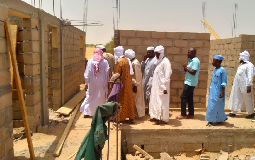 Tchad : les travaux du futur siège de la douane de Mao évoluent Tchad : les travaux du futur siège de la douane de Mao évoluent