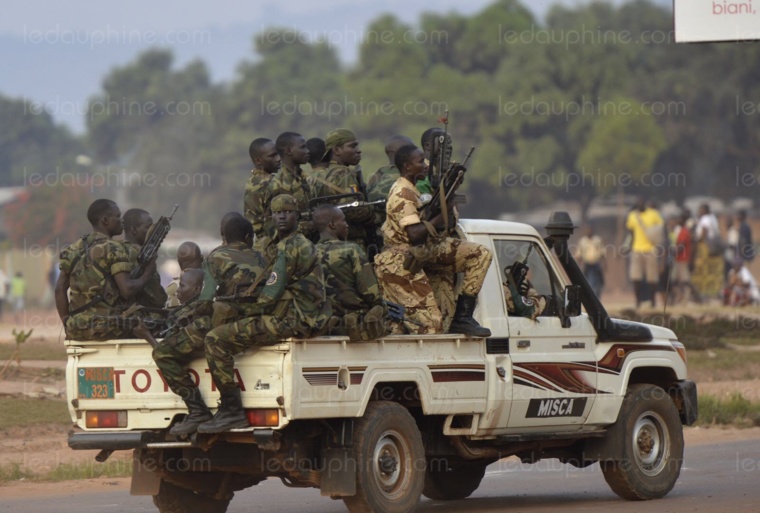 Des soldats tchadiens déployés à Bangui. AFP Des soldats tchadiens déployés à Bangui. AFP