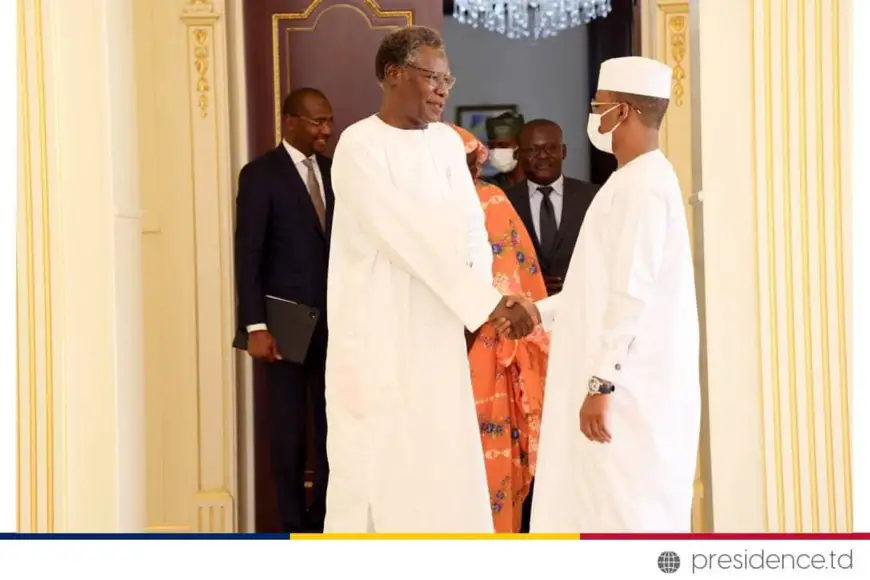 Tchad : le nouveau président de la CNDH reçu par le président du CMT