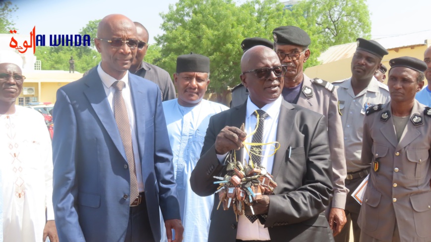 Tchad : la Police nationale reçoit 200 motos