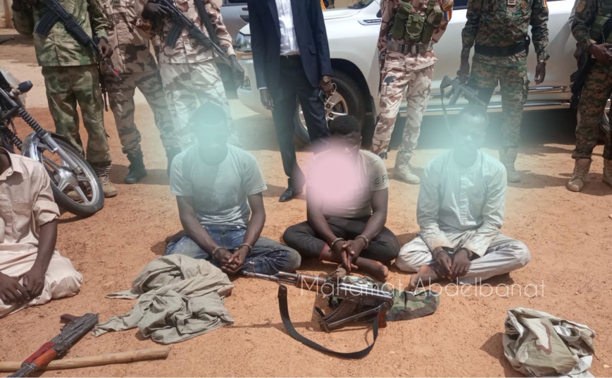 Tchad : des présumés malfrats présentés à la presse à Am-Timan Tchad : des présumés malfrats présentés à la presse à Am-Timan
