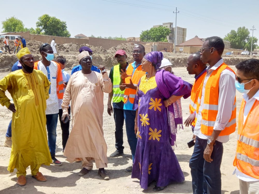Tchad : le maire du 7ème arrondissement dans les chantiers de la commune