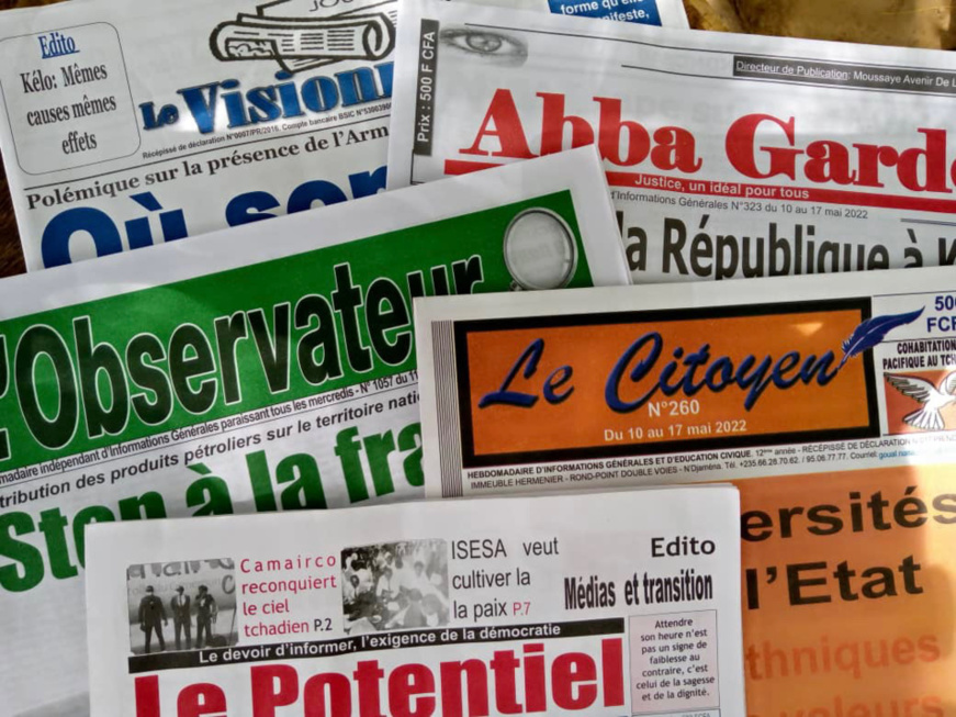 Tchad : la revue de presse du 23 au 29 mai 2022 Tchad : la revue de presse du 23 au 29 mai 2022