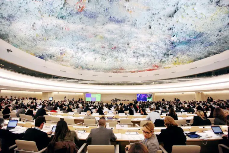 Le Conseil des droits de l'homme de l'ONU. Photo/Pierre Albouy