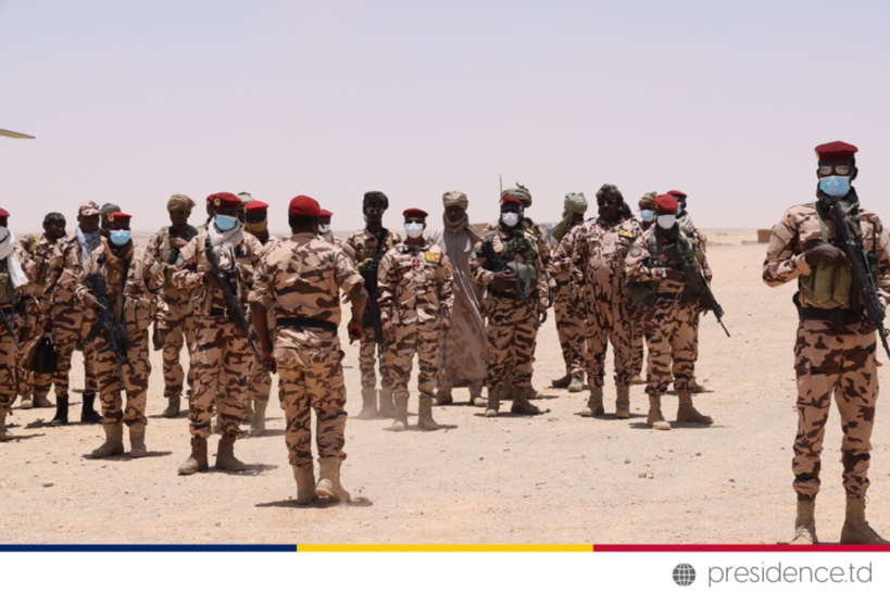 Tchad : le PCMT à l'extrême Nord pour mettre de l'ordre. © DGCOM/PR Tchad : le PCMT à l'extrême Nord pour mettre de l'ordre. © DGCOM/PR