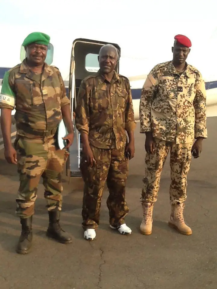 Centrafrique : Le Général Dhaffane rend visite à ses troupes