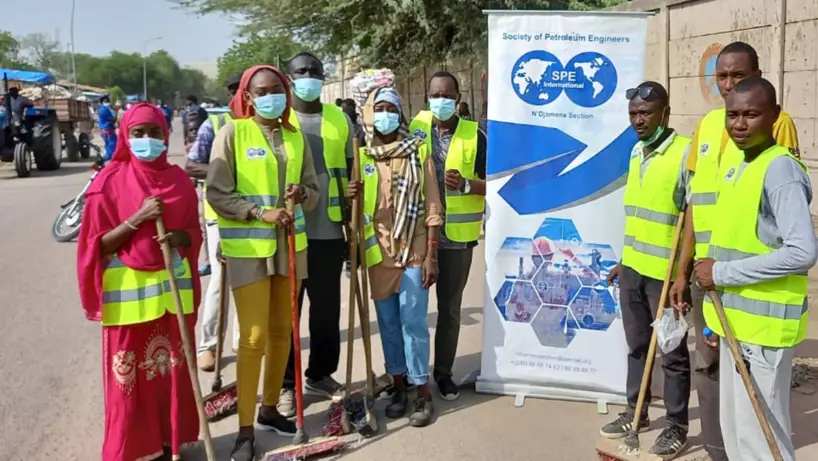 N'Djamena : opération de salubrité publique à l'initiative de Society of Petroleum Enginners