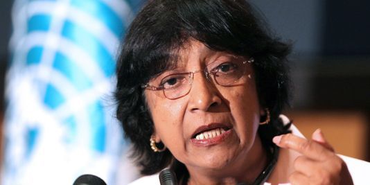 La haute commissaire aux droits de l'homme auprès des Nations unies, Navi Pillay. | AFP/STR La haute commissaire aux droits de l'homme auprès des Nations unies, Navi Pillay. | AFP/STR