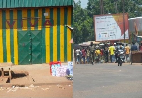 Le quartier KM5 de Bangui. Crédit photo : Sources