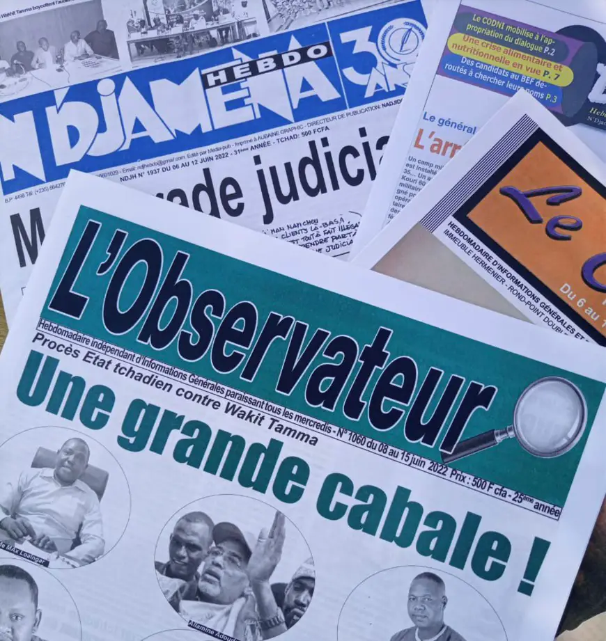 Tchad : la revue de la presse du 6 au 12 juin