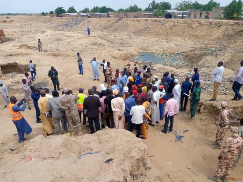 Tchad : la cellule de suivi inspecte les travaux d'assainissement d'urgence à N'Djamena © Mairie NDJ
