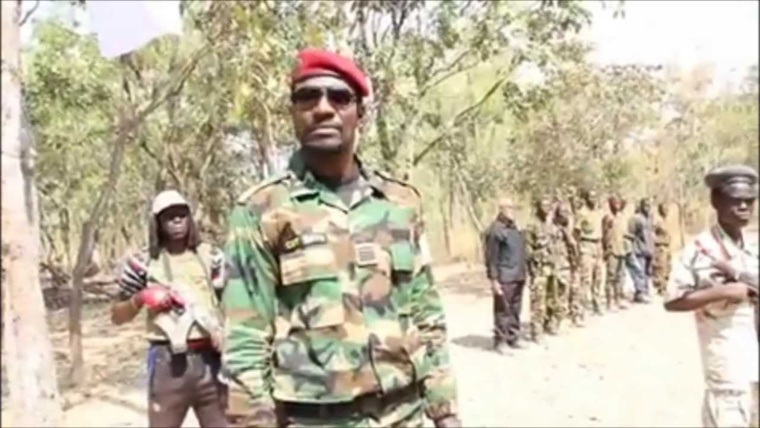 Le colonel Sayo, leader du mouvement Révolution et Justice. Le colonel Sayo, leader du mouvement Révolution et Justice.