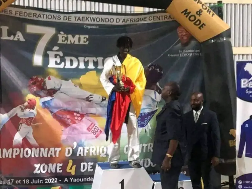 Taekwondo : le tchadien Casimir Betel remporte une médaille d’or