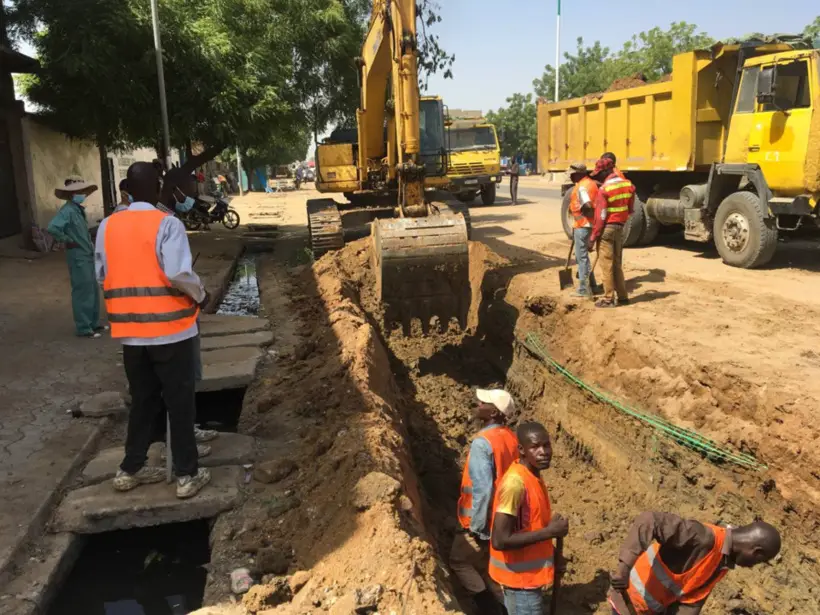 Tchad : des nouveaux caniveaux à N'Djamena pour parer aux inondations