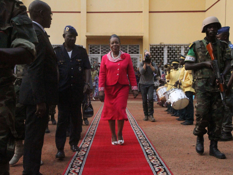 La Présidente de la Transition, Catherine Samba Panza. © SIPA PRESS La Présidente de la Transition, Catherine Samba Panza. © SIPA PRESS