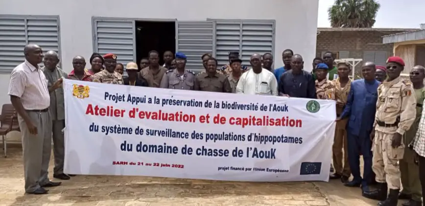Tchad : au Moyen-Chari, des actions en faveur des hippopotames du domaine de l’Aouk