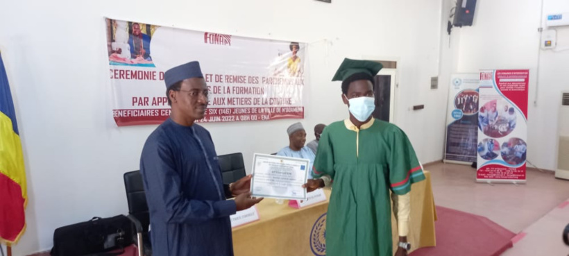 Tchad : le FONAP et ses partenaires forment 146 jeunes aux métiers de la couture