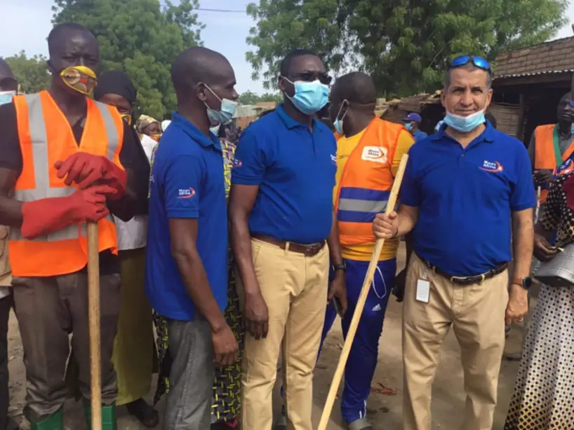 Tchad : Moov Africa lance une grande opération de salubrité à Koundoul