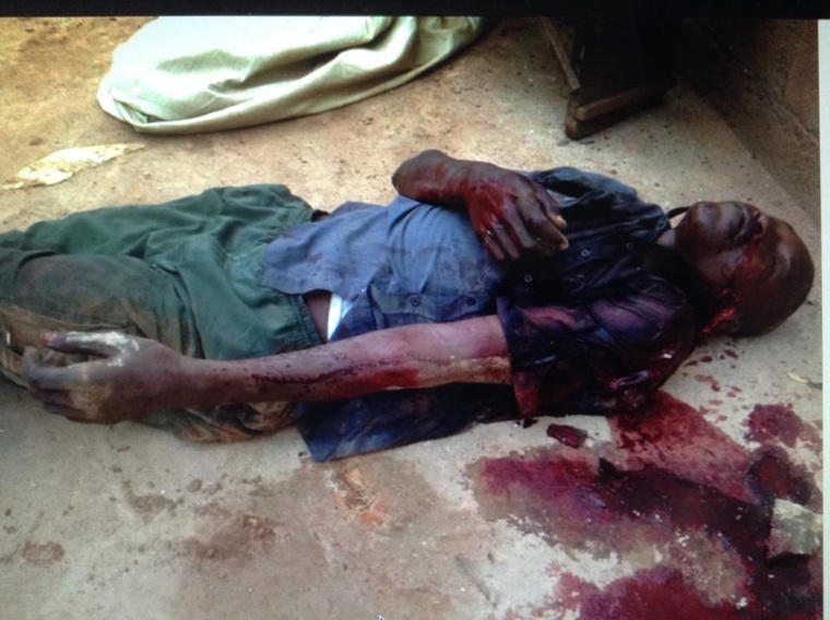Abdoul Rahaman, un civil musulman abattu par des soldats français qui ripostaient à des tirs.