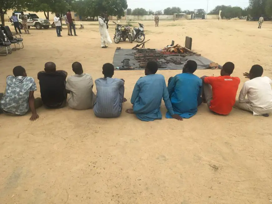 Tchad : la Gendarmerie arrête 12 individus et fait une saisie d’armes