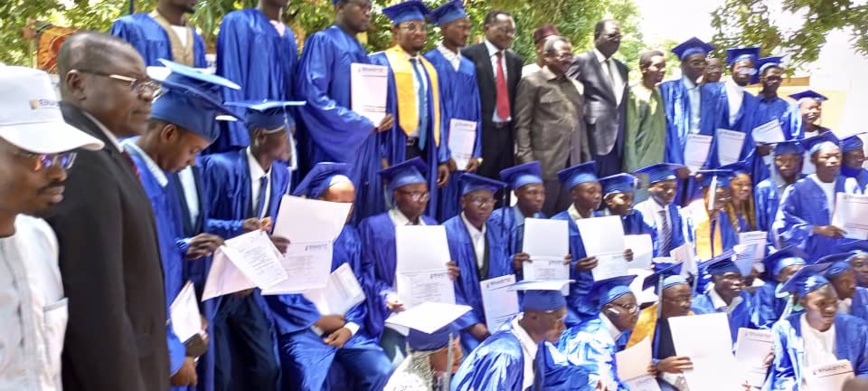 Tchad : 51 lauréats du cycle de DTS de l’ENASTIC de Sarh ont reçu leurs parchemins