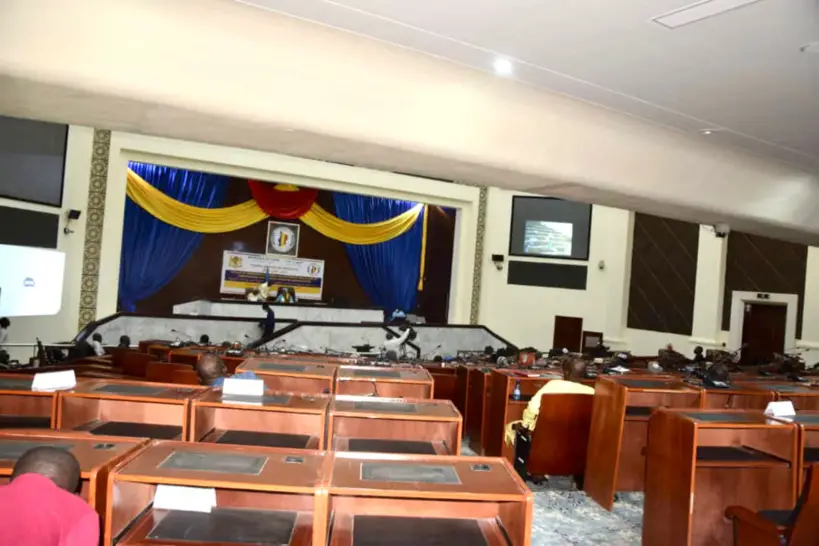 Le Palais de la démocratie où siège le Conseil national de transition. © Yana Abdoulaye/Alwihda Info