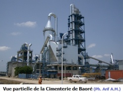 Une vue partielle de la Cimenterie de Baoré. Crédit photo : Arif Abdoulaye Une vue partielle de la Cimenterie de Baoré. Crédit photo : Arif Abdoulaye