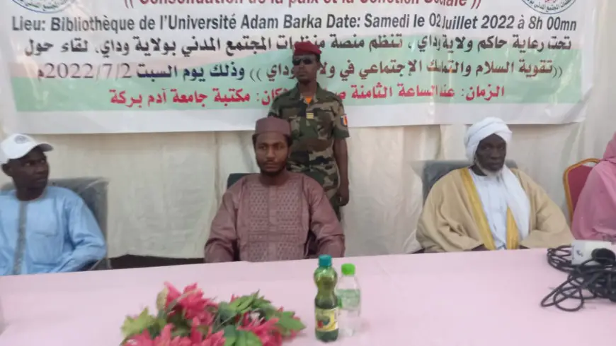 Tchad : la province du Ouaddaï se mobilise pour la consolidation de la paix