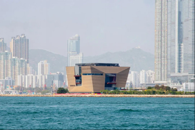 Photo shows the Hong Kong Palace Museum. (Photo from the official page of the Palace Museum on social media Weibo) Photo shows the Hong Kong Palace Museum. (Photo from the official page of the Palace Museum on social media Weibo)