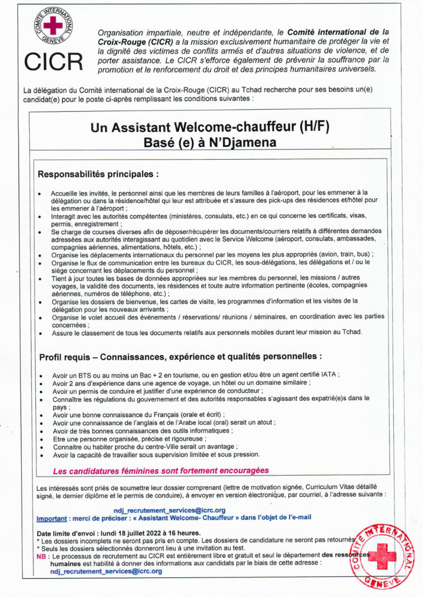 Annonce CICR Annonce CICR