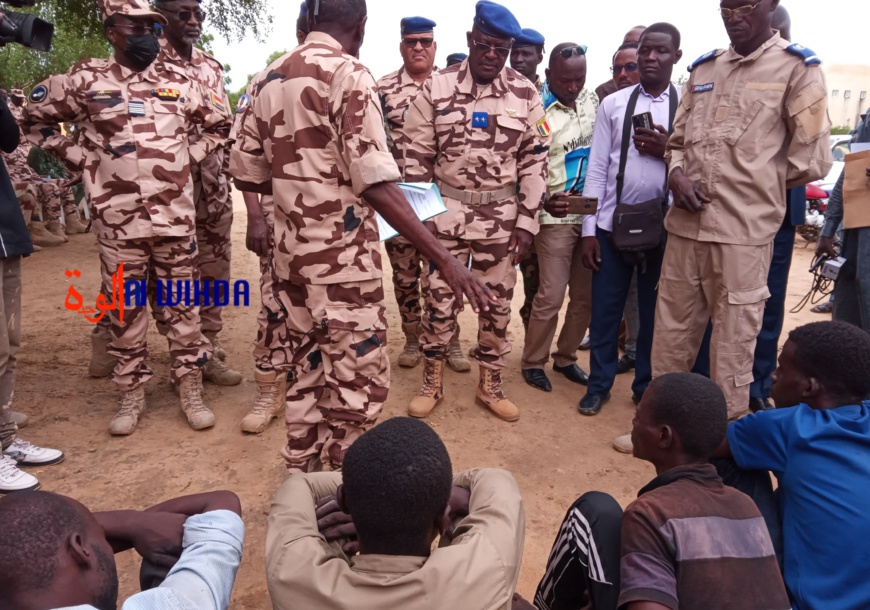 Tchad : la Gendarmerie appréhende des malfrats et saisit des armes