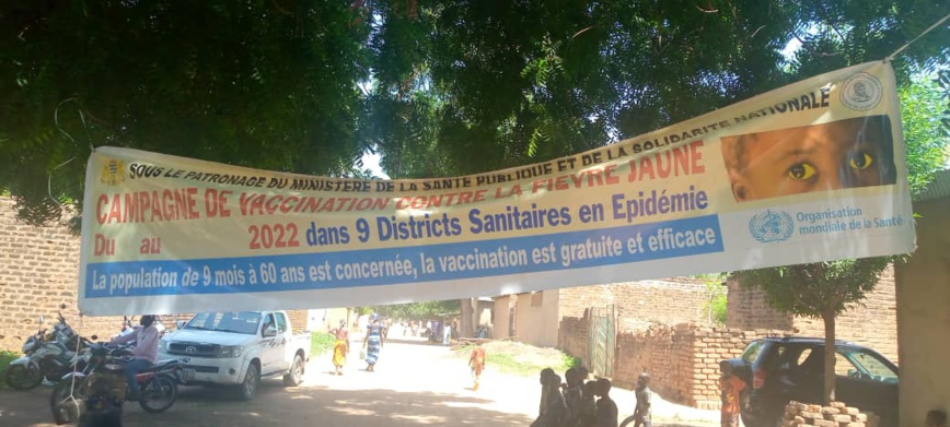 Tchad : campagne de riposte contre la fièvre jaune après 25 cas dans la Tandjilé Tchad : campagne de riposte contre la fièvre jaune après 25 cas dans la Tandjilé