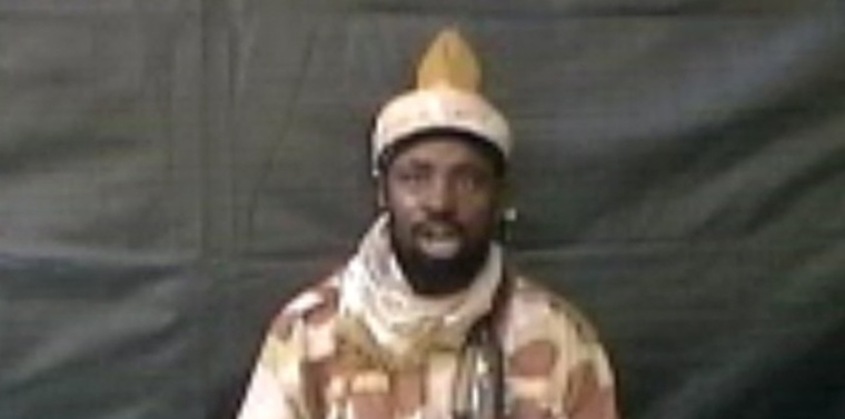 Abubakar Shekau, chef du groupe extrémiste Boko Haram (HO / BOKO HARAM / AFP)