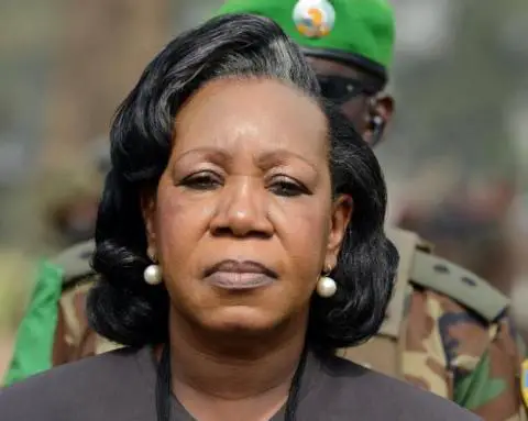 Catherine Samba-Panza, présidente centrafricaine. Crédit photo : Sources
