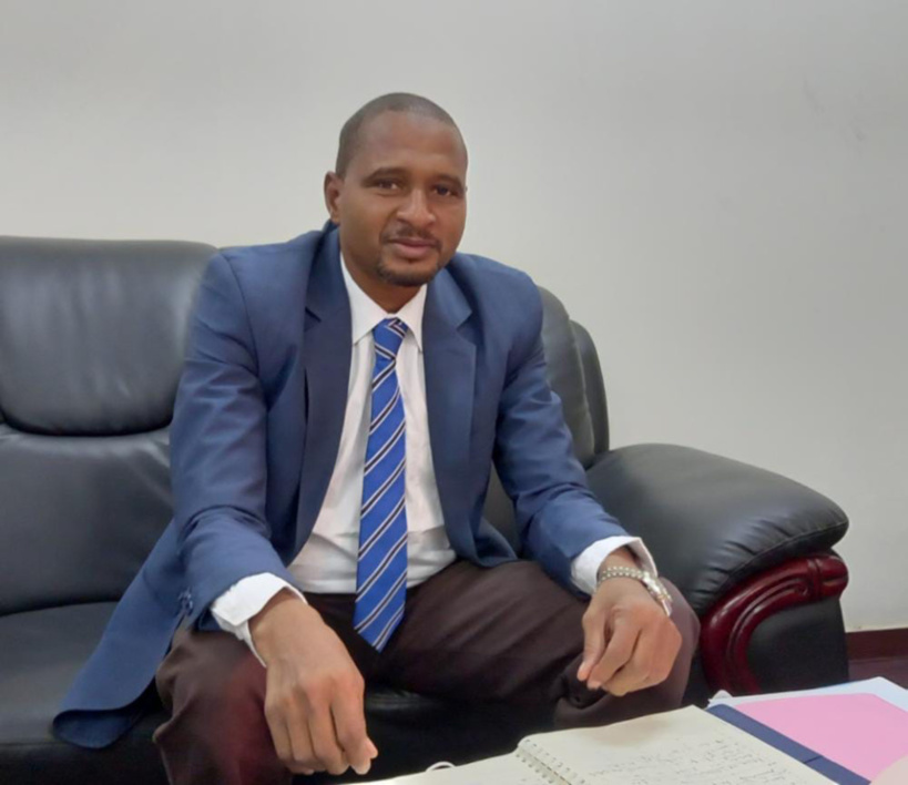 Le directeur général du Centre de contrôle de qualité des denrées alimentaires (CECOQDA), Pr. Soudy Imar Djibrine. © Brahim Abdraman/Alwihda Info