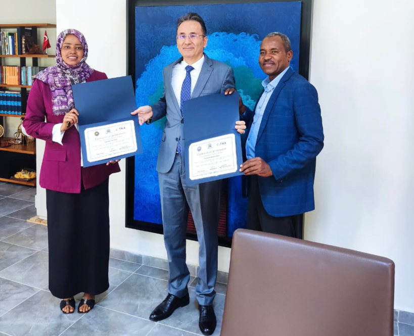 Deux journalistes tchadiens formés en correspondance de guerre en Turquie Deux journalistes tchadiens formés en correspondance de guerre en Turquie