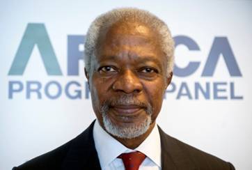 Le pillage des forêts et des océans freine la progression de l'Afrique, affirme Kofi Annan Le pillage des forêts et des océans freine la progression de l'Afrique, affirme Kofi Annan