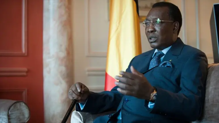 Le Président Idriss Déby. Crédit photo : Vincent Boiset/Figaro