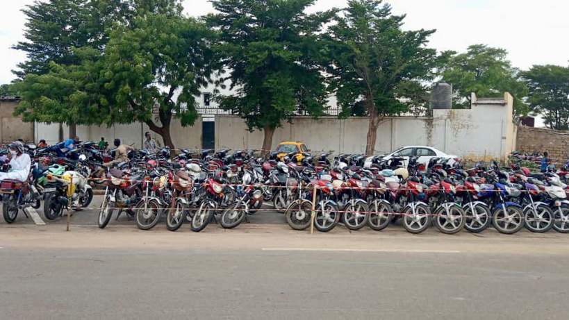 Tchad : les parkings à motos autour du stade de Diguel ont fait des heureux