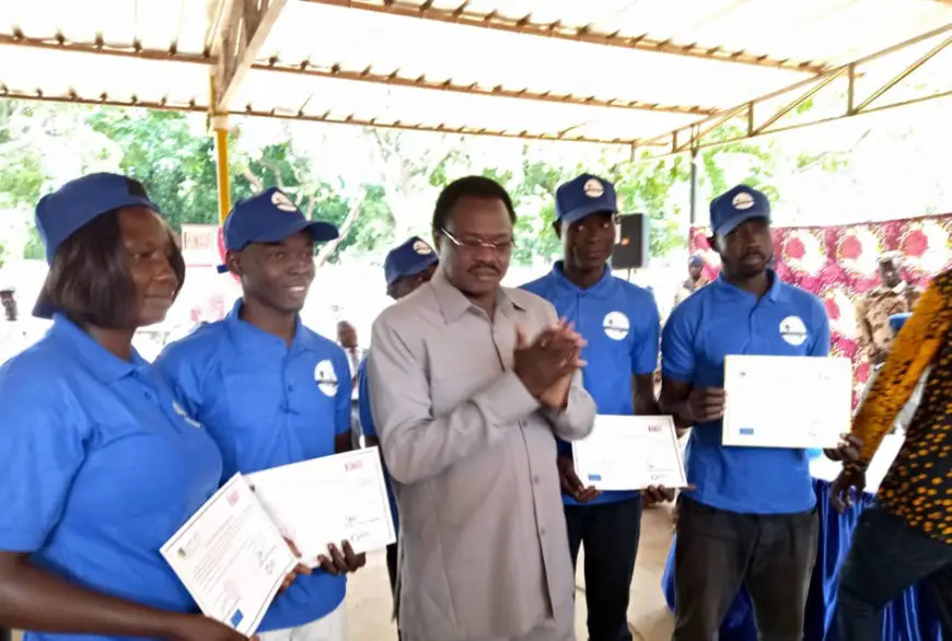 Tchad : le FONAP renforce la formation professionnelle de 44 jeunes au Moyen-Chari
