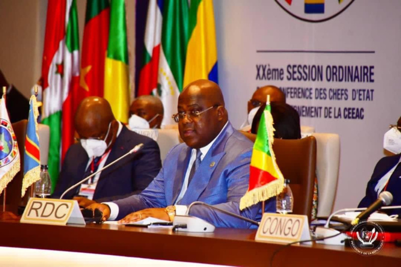 Félix Tshisekedi convoque une session de la CEEAC à Kinshasa Félix Tshisekedi convoque une session de la CEEAC à Kinshasa