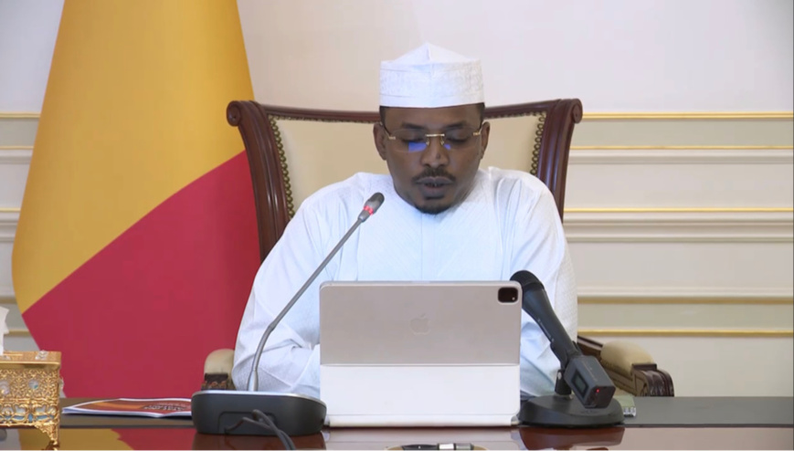 Le président du Conseil militaire de transition (CMT), Mahamat Idriss Deby. © DGCOM/PR