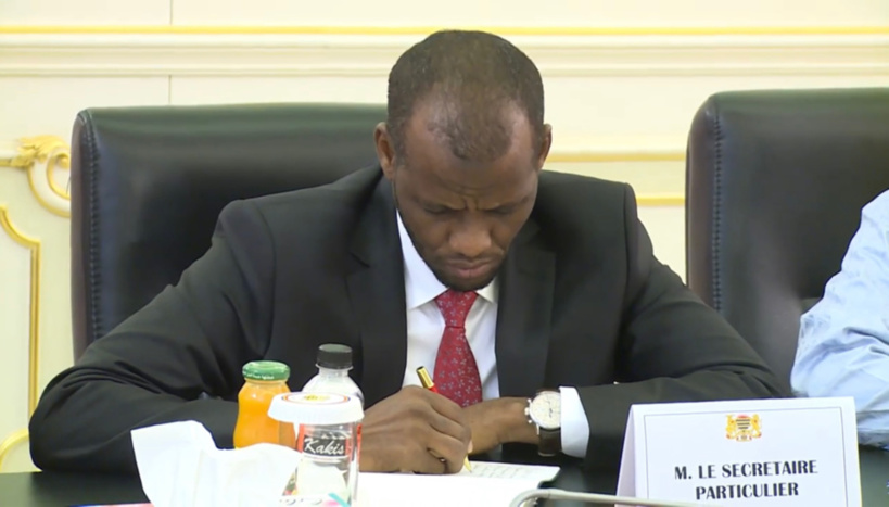 Ismaël Souleymane Lony, secrétaire particulier du Président de la République. © DGCOM/PR