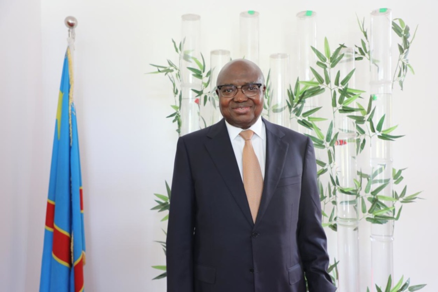 Balumuene Nkuna F., Ambassador of the Democratic Republic of the Congo (DRC) to China (Photo by Lu Ningyuan, Haiwainet) Balumuene Nkuna F., Ambassador of the Democratic Republic of the Congo (DRC) to China (Photo by Lu Ningyuan, Haiwainet)