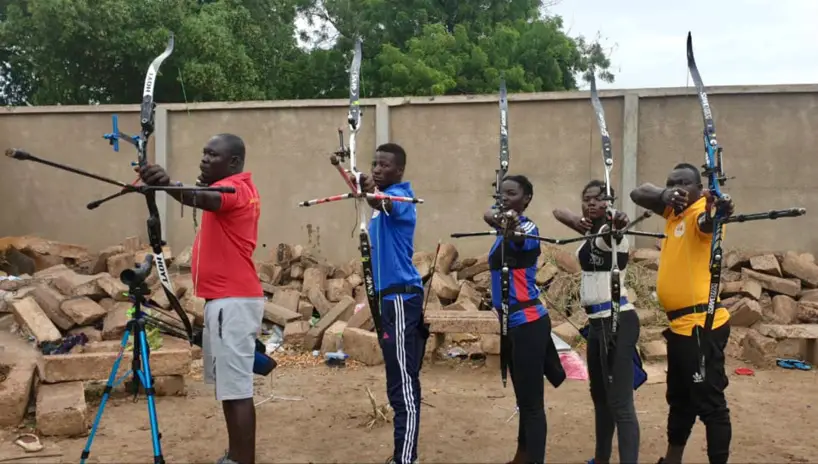 Tchad : les archers s'affutent pour les Jeux de la solidarité islamique de Konya. © Malick Mahamat/Alwihda Info