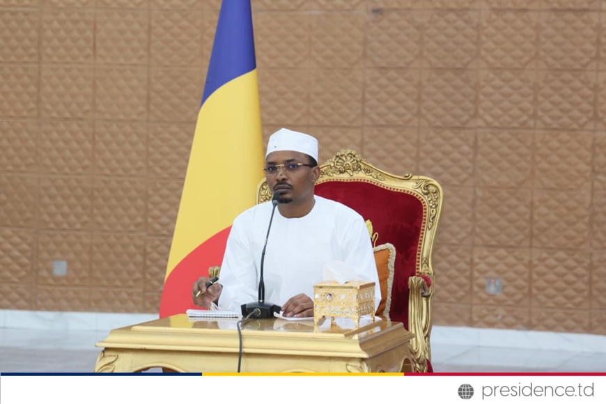 Le chef de la transition Mahamat Idriss Deby. © DGCOM/PR