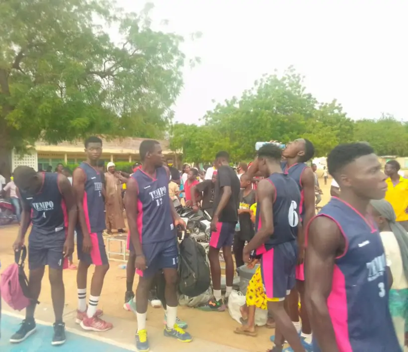 Tchad : vainqueur, TEMPO occupe la 3e place pour la coupe de basketball de N'Djamena. © Martin Higdé Ndouba/Alwihda Info