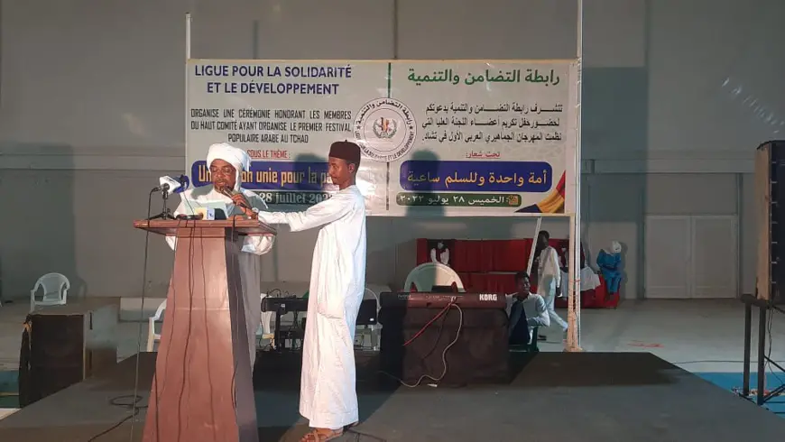 Tchad : la Ligue pour la solidarité honore ses membres après le festival populaire arabe