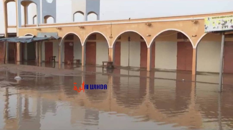 Tchad : une forte pluie et des inondations à Amdjarass Tchad : une forte pluie et des inondations à Amdjarass